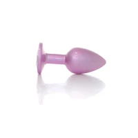 Анальна пробка B-Series Plug Jewellery Pearl Pink PLUG, металева, рожева, S — Просмотреть изображение 3