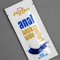 Анальний водний лубрикант для максимального комфорту MyLove Anal Back Side Comfort, 4 мл — Переглянути зображення 5