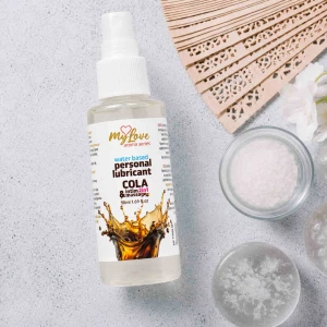 Водний лубрикант 2 в 1 для інтимної близькості та масажу MyLove Aroma Series Cola, 50 мл