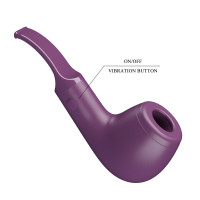 Вібратор PRETTY LOVE Romance Pipe Purple, силікон, фіолетовий, вакуумна стимуляція — Просмотреть изображение 4