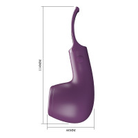 Вібратор PRETTY LOVE Romance Pipe Purple, силікон, фіолетовий, вакуумна стимуляція — Просмотреть изображение 5