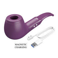 Вібратор PRETTY LOVE Romance Pipe Purple, силікон, фіолетовий, вакуумна стимуляція — Просмотреть изображение 7