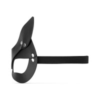 Маска кішечки Bedroom Fantasies PU Leather Kitty Black, чорна — Переглянути зображення 3