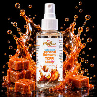 Водний лубрикант 2 в 1 для інтимної близькості та масажу MyLove Aroma Series Toffi, 50 мл — Переглянути зображення 3