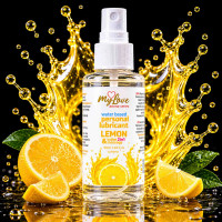 Водний лубрикант 2 в 1 для інтимної близькості та масажу MyLove Aroma Series Lemon, 50 мл — Переглянути зображення 3