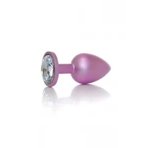 Анальна пробка B-Series Plug Jewellery Pearl Pink PLUG, металева, рожева, L