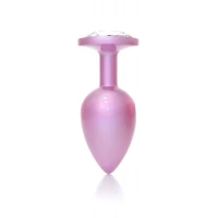 Анальна пробка B-Series Plug Jewellery Pearl Pink PLUG, металева, рожева, L — Переглянути зображення 4