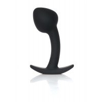 Анальна пробка силіконова Jewellery Curved PLUG- M