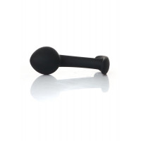 Анальна пробка силіконова Jewellery Curved PLUG- M — Просмотреть изображение 6