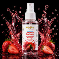 Водний лубрикант 2 в 1 для інтимної близькості та масажу MyLove Aroma Series Strawberry, 50 мл — Просмотреть изображение 4