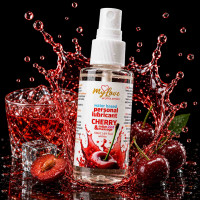 Водний лубрикант 2 в 1 для інтимної близькості та масажу MyLove Aroma Series Cherry, 50 мл — Просмотреть изображение 4