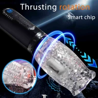 Мастурбатор Thrusting Rotation 360 Pro з функцією обертання та руху — Переглянути зображення 3