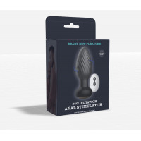 Вібро-пробка Rotating Remote Anal Plug з дистанційним керуванням, чорна — Просмотреть изображение 6