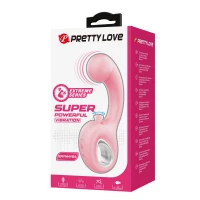 Вібратор PRETTY LOVE Erynnyes, силікон, рожевий, 10 режимів вібрації та 5 режимів стимуляції — Просмотреть изображение 3