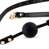 Кляп Ball Gag Black, чорний — Переглянути зображення 3
