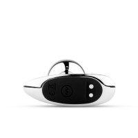 Металевий вібро-плаг Metal Butt Plug S Vibrator USB з дистанційним керуванням — Просмотреть изображение 8