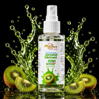 Водний лубрикант 2 в 1 для інтимної близькості та масажу MyLove Aroma Series Kiwi, 50 мл