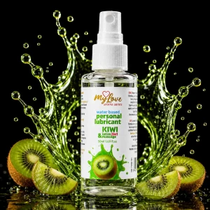 Водний лубрикант 2 в 1 для інтимної близькості та масажу MyLove Aroma Series Kiwi, 50 мл