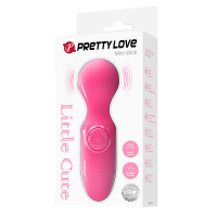Міні-вібратор PRETTY LOVE Mini Stick, силіконовий, рожевий, USB-заряджання