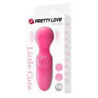 Міні-вібратор PRETTY LOVE Mini Stick, силіконовий, рожевий, USB-заряджання — Просмотреть изображение 2