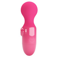 Міні-вібратор PRETTY LOVE Mini Stick, силіконовий, рожевий, USB-заряджання — Переглянути зображення 4