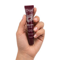 Стимулюючий блиск для губ та оральних пестощів Orgie Electric Oral Strawberry, 10 мл — Просмотреть изображение 3