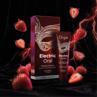 Стимулюючий блиск для губ та оральних пестощів Orgie Electric Oral Strawberry, 10 мл — Просмотреть изображение 4