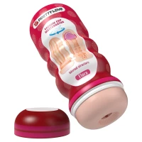 Мастурбатор PRETTY LOVE Flora Vacuum Cup, TPE, тілесний колір — Просмотреть изображение 2