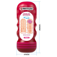 Мастурбатор PRETTY LOVE Flora Vacuum Cup, TPE, тілесний колір — Просмотреть изображение 6