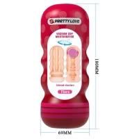 Мастурбатор PRETTY LOVE Flora Vacuum Cup, TPE, тілесний колір — Просмотреть изображение 6