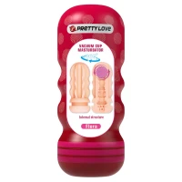 Мастурбатор PRETTY LOVE Flora Vacuum Cup, TPE, тілесний колір — Просмотреть изображение 7