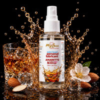 Водний лубрикант 2 в 1 для інтимної близькості та масажу MyLove Aroma Series Amaretto, 50 мл