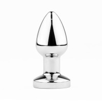 Металевий вібро-плаг Metal Butt Plug S з USB-заряджанням та пультом керування — Просмотреть изображение 4