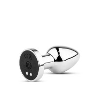 Металевий вібро-плаг Metal Butt Plug S з USB-заряджанням та пультом керування — Просмотреть изображение 5