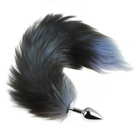 Анальна пробка з хвостом Fox TAILBlack XXL — Просмотреть изображение 3