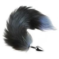 Анальна пробка з хвостом Fox TAILBlack XXL — Переглянути зображення 3