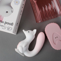 Вібратор із вакуумною стимуляцією, підігріванням та керуванням через застосунок Squirrel Smart Tail, — Переглянути зображення 6