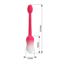 Віброкулька з керуванням через застосунок PRETTY LOVE Poulsen Egg Vibrator 01, 7 см