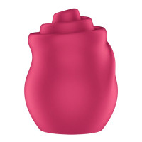 Червоний стимулятор із рухомим язичком та вібрацією Satisfyer Tongue Twister, 8,8 см — Переглянути зображення 3