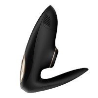 Чорний парний стимулятор Air Pulse та вібрації Satisfyer Pro 4 Couples, 12 см — Переглянути зображення 3