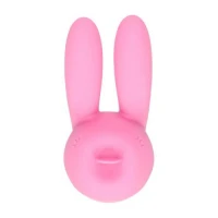 Кліторальний вібратор Femme Toys Funny Bunny, рожевий