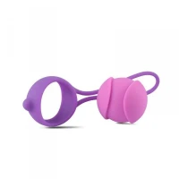 Вагинальные шарики MSX Toyz4lover Palline Bi-Balls Single, фиолетовые