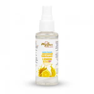 Лубрикант на водной основе MyLove Aroma Series, с ароматом лимона, 2 в 1 для интимной близости и массажа, 50 мл