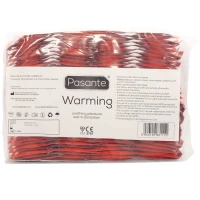 Презервативы Pasante Warming, с эффектом разогрева и ребристой текстурой, 144 шт