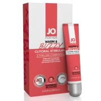 Кліторальний зігріваючий гель System JO - For Her Clitoral Stimulant Warming Warm &amp; Buzzy 10 ml — фото 2