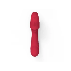 Вібратор з язичком B-Series Rechargeable Licking Vibrator, червоний
