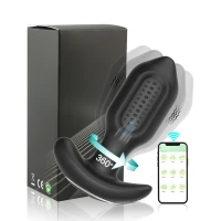 Анальна пробка з вібрацією BOSS SERIES Bliss APP, з керуванням через застосунок, діаметр 35 мм