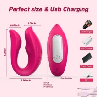 Смарт-вибратор для двоих BOSS SERIES, розовый — фото 5