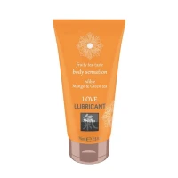 Оральний лубрикант HOT Shiatsu Love Lubricant Edible, зі смаком манго та зеленого чаю, 75 мл