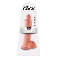 Фалоімітатор Cock 10 Inch With Balls — фото 5